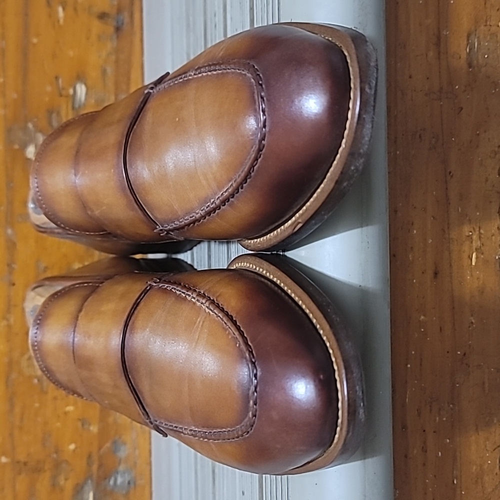 Magnanni Mens Brown Leather Loafers 8M. - Picture 6 of 14